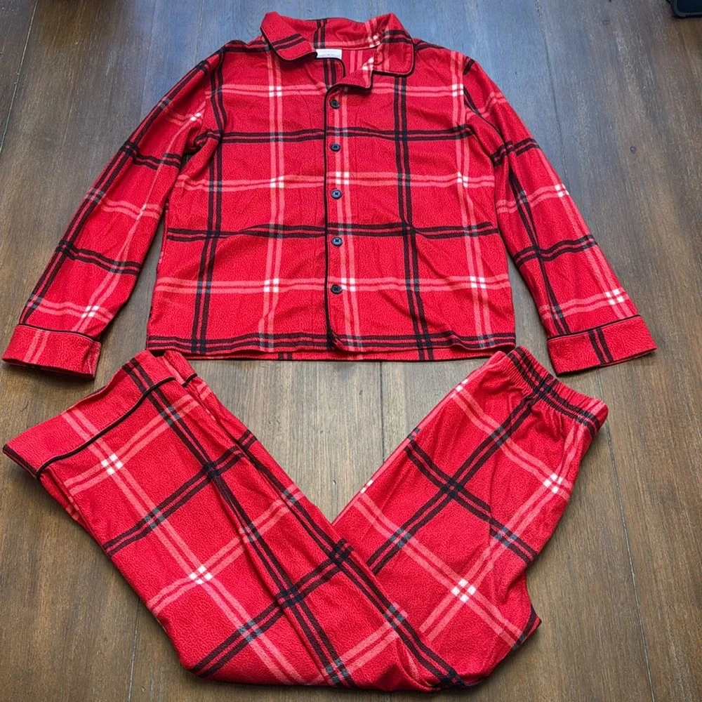 Size 8 Wondershop at Target Holiday Christmas pajamas plaid print